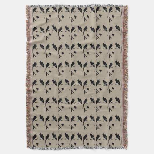 Husky Blanket Siberian Husky Dog Throw Blankets Bl Deken (Voorkant Verticaal)