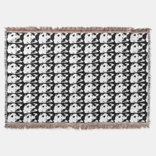 Husky Blanket Siberian Husky Dog Throw Blankets Bl Deken (Voorkant)