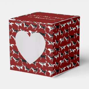 Husky cadeaudoos Personaliseer Husky slee hondente Bedankdoosjes