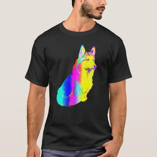 Husky Cat Body T-shirt (Voorkant)