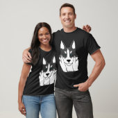 Husky Chubby Cheeks Grappige Hond Gift T-shirt (Unisex)