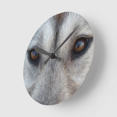 Husky Clock geeft decor Wolf Dog Wall klok (Hoek)