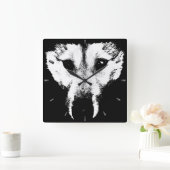 Husky Clock geeft decor Wolf Pup Wall Clock Vierkante Klok (Huis)