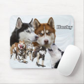 husky collage muismat (Met muis)