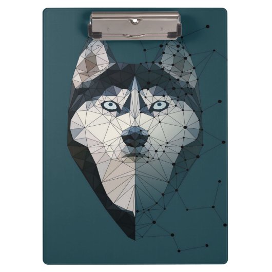 Husky Constellation Canvas Klembord (Voorkant)