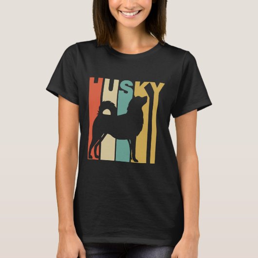 Husky Cool Hond Eigenaar T-shirt (Voorkant)