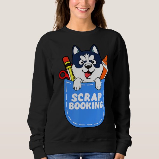 Husky Crafting Scrapbook Trui (Voorkant)