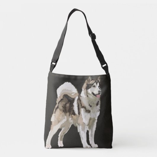 Husky Cross Body Bag Crossbody Tas (Achterkant)