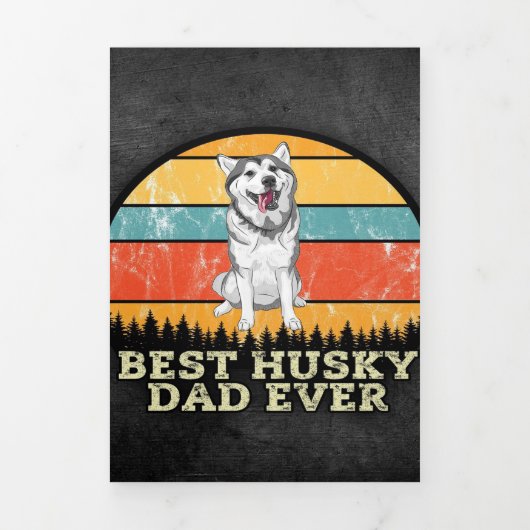 Husky Dad Day Canvas Drieluik Aankondiging (Cover)
