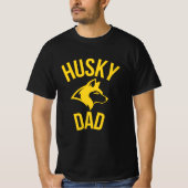 Husky Dad, Dog Dad T-shirt (Voorkant)