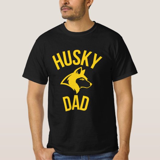 Husky Dad, Dog Dad T-shirt (Voorkant)