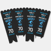 Husky Dad, Dog Dad Verjaardag Bedankdoosjes (Ongevouwen)