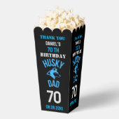 Husky Dad, Dog Dad Verjaardag Bedankdoosjes (Popped)