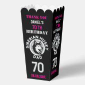 Husky Dad, Dog Dad Verjaardag Bedankdoosjes (Voorkant)
