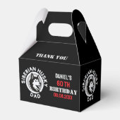 Husky Dad, Dog Dad Verjaardag Favoriet Dozen Bedankdoosjes (Achterkant)