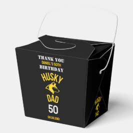 Husky Dad, Dog Dad Verjaardag Favoriet Dozen Bedankdoosjes