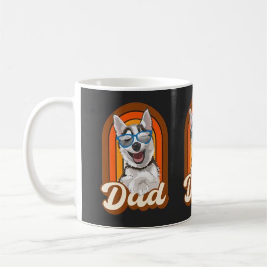 Husky dad, paashond, liefdeshuskies koffiemok (Links)