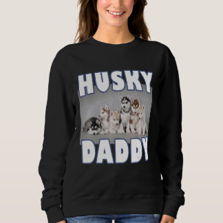Husky Dad Siberian Husky puppies voor Husky dog Trui