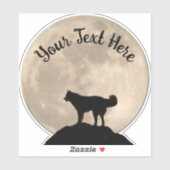 Husky Decal Siberian Husky Malamute Stickers (Vel)