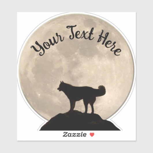 Husky Decal Siberian Husky Malamute Stickers (Vel)