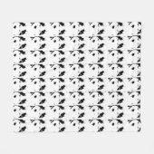 Husky deken Siberische Husky slee hond dekens (Voorkant (Horizontaal))