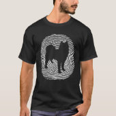 Husky DNA Fingerprint I Siberian Husky I Husky I H T-shirt (Voorkant)