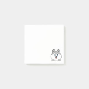 Husky Dog 3 x 3 inch Post-it® notes