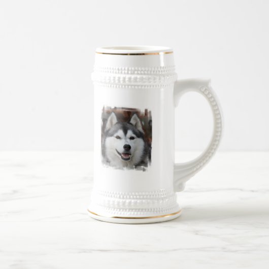 Husky Dog Beer Stein Bierpul (Rechts)