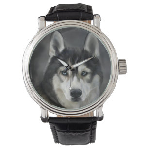 Husky Dog Big Dog Animal Pet Horloge