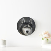 Husky Dog Big Dog Animal Pet Ronde Klok (Huis)