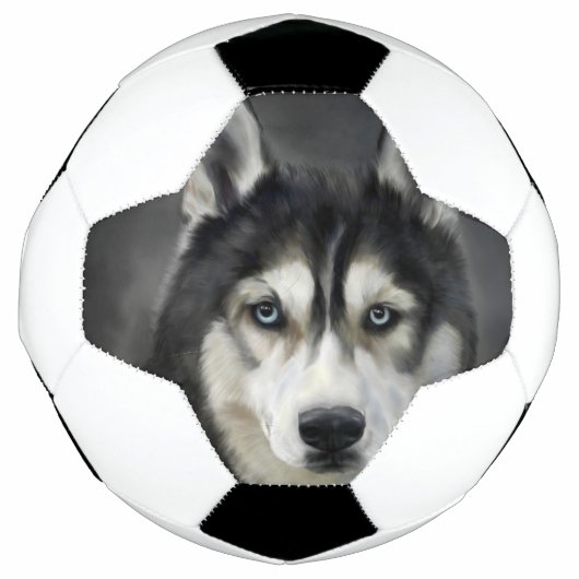 Husky Dog Big Dog Animal Pet Voetbal (Voorkant)