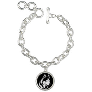 Husky Dog Bracelet Siberian Husky Charm Bracelet Armbanden