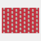Husky Dog Christmas Wrapping Paper Sheets (Voorkant 2)