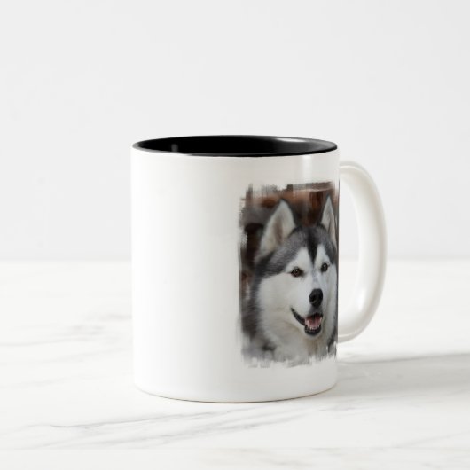 Husky Dog Coffee Mok (Voorkant rechts)