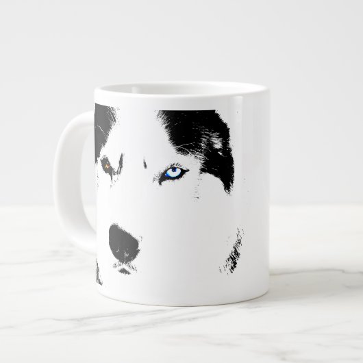 Husky Dog Coffee Mok Siberian Husky Sleg Dog Cup (Links)