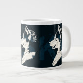 Husky Dog Coffee Mok Siberian Husky Sleg Dog Cup (Voorkant rechts)