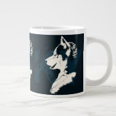 Husky Dog Coffee Mok Siberian Husky Sleg Dog Cup (Rechts)