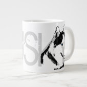 Husky Dog Coffee Mok Siberian Husky Sleg Dog Cup (Voorkant rechts)