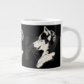 Husky Dog Coffee Mok Siberian Husky Sleg Dog Cup (Rechts)
