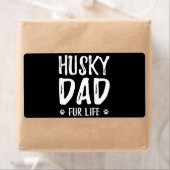 Husky dog dad voor het leven |Een cadeauidee voor Etiket (Insitu)