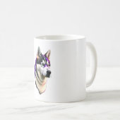 Husky Dog Design Koffiemok (Voorkant rechts)