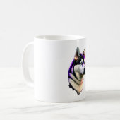 Husky Dog Design Koffiemok (Voorkant links)