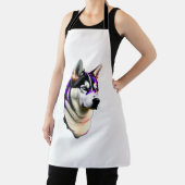 Husky Dog Design Schort (Insitu)