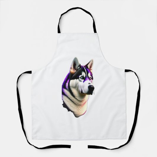 Husky Dog Design Schort (Voorkant)
