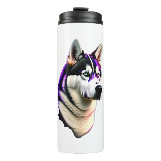 Husky Dog Design Thermosbeker (Voorkant)