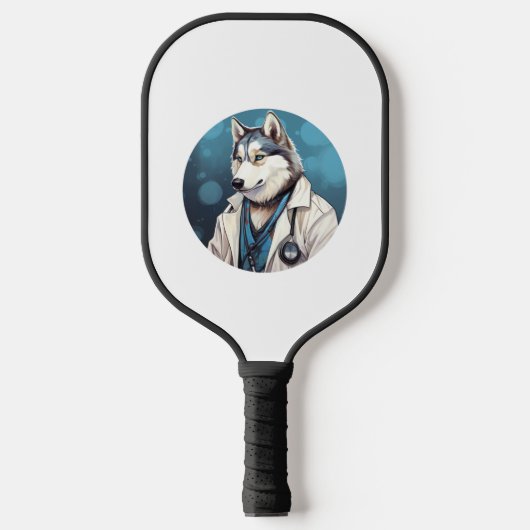 Husky Dog Doctor Pickleball Paddle (Voorkant)