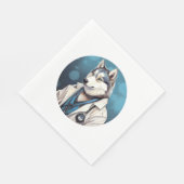 Husky Dog Doctor Servet (Hoek)