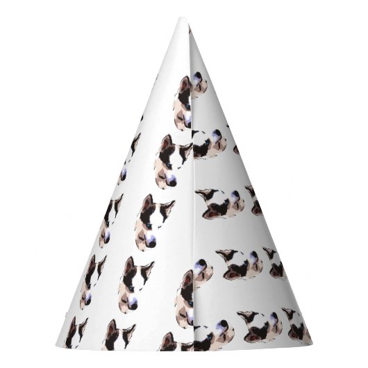 Husky Dog Feesthoedjes (Achterkant)