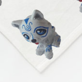 Husky Dog Fleece Blanket Deken (Hoek)