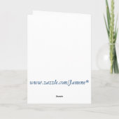 Husky dog foto customizable greeting card kaart (Achterkant)